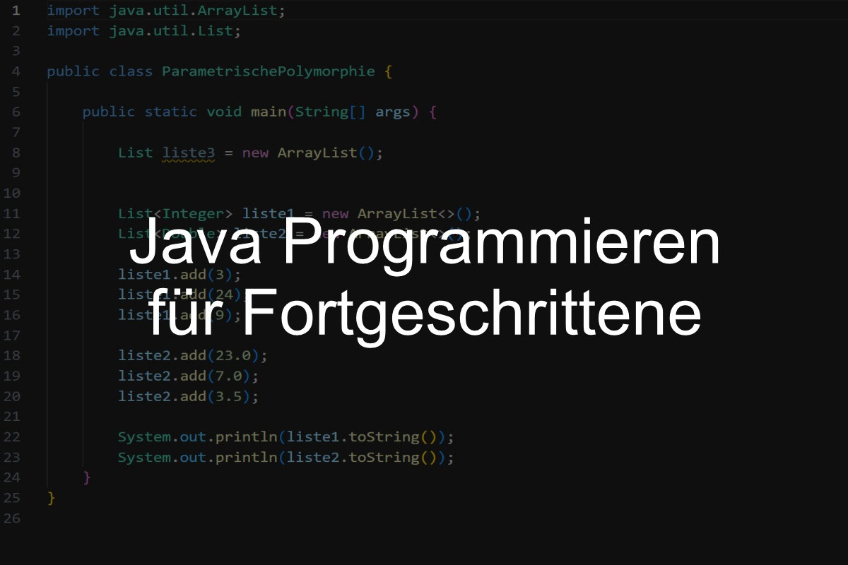 Kurs für Fortgeschrittene